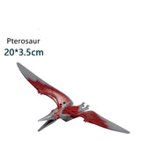 Laden Sie das Bild in den Galerie-Viewer, 5‘’ Mini Dinosaur Jurassic Theme DIY Action Figures Building Blocks Toy Playsets Pterosaur / Red &amp; Gray