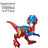 Laden Sie das Bild in den Galerie-Viewer, 5‘’ Mini Dinosaur Jurassic Theme DIY Action Figures Building Blocks Toy Playsets Stygimoloch / Blue