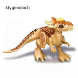Laden Sie das Bild in den Galerie-Viewer, 5‘’ Mini Dinosaur Jurassic Theme DIY Action Figures Building Blocks Toy Playsets Stygimoloch / Brown