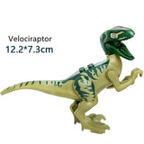 Laden Sie das Bild in den Galerie-Viewer, 5‘’ Mini Dinosaur Jurassic Theme DIY Action Figures Building Blocks Toy Playsets Velociraptor / Camouflage