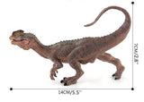 Laden Sie das Bild in den Galerie-Viewer, 6‘’ Realistic Dilophosaurus Dinosaur Solid Figure Model Toy Decor with Movable Jaw