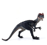 Laden Sie das Bild in den Galerie-Viewer, 7&#39;&#39; Realistic Dinosaur Dilophosaurus Solid Figure Model Toy Gray