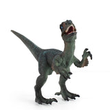 Laden Sie das Bild in den Galerie-Viewer, 7‘’ Realistic Velociraptor Dinosaur Solid Figure Model Toy Decor with Movable Jaw and Arm Blue