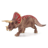 Laden Sie das Bild in den Galerie-Viewer, 8‘’ Realistic Triceratops Dinosaur Solid Figure Model Toy Decor Red