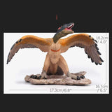 Laden Sie das Bild in den Galerie-Viewer, Archaeopteryx Ornaments Simulation Solid Wild Animal Dinosaur Model Figure Birds Dinosaur Archaeopteryx 02(Medium)