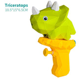 Laden Sie das Bild in den Galerie-Viewer, Bathtub Cute Dinosaur Shape Water Gun Small Bath Toy Triceratops