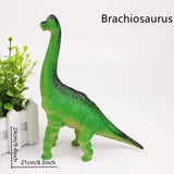 Laden Sie das Bild in den Galerie-Viewer, Different Types of Dinosaurs with Sound T Rex Triceratops Stegosaurus Model Toy for Kids Brachiosaurus