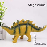 Laden Sie das Bild in den Galerie-Viewer, Different Types of Dinosaurs with Sound T Rex Triceratops Stegosaurus Model Toy for Kids Stegosaurus