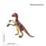 Laden Sie das Bild in den Galerie-Viewer, Different Types of Dinosaurs with Sound T Rex Triceratops Stegosaurus Model Toy for Kids Therizinosaurus