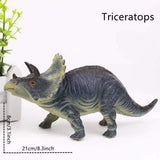 Laden Sie das Bild in den Galerie-Viewer, Different Types of Dinosaurs with Sound T Rex Triceratops Stegosaurus Model Toy for Kids Triceratops