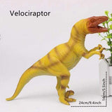 Laden Sie das Bild in den Galerie-Viewer, Different Types of Dinosaurs with Sound T Rex Triceratops Stegosaurus Model Toy for Kids Velociraptor