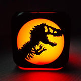 Laden Sie das Bild in den Galerie-Viewer, Dinosaur Night Light 3D Alarm Clock LED Electronic Clock Bedside Clock Bedroom Decoration