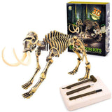 Load image into Gallery viewer, Large Dinosaur Skeleton Excavation Dig Up DIY Take Apart Dino Realistic Fossil Model Kit Toys Mammoth