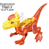 Laden Sie das Bild in den Galerie-Viewer, 5‘’ Mini Dinosaur Jurassic Theme DIY Action Figures Building Blocks Toy Playsets Stygimoloch / Red