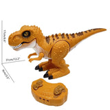 Laden Sie das Bild in den Galerie-Viewer, Remote Control Dinosaur T Rex Toys Realistic Walking Good Dinosaur Toys Light Sound Spray Action Figure