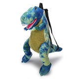 Laden Sie das Bild in den Galerie-Viewer, Vivid Dinosaur Shape Small Backpack Hiking Bag for Children Tyrannosaurus / Blue