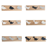 Laden Sie das Bild in den Galerie-Viewer, Wooden Dinosaur Wall Hooks Coat Hooks Wall Decoration for Kids Room
