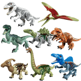 Laden Sie das Bild in den Galerie-Viewer, 5‘’ Mini Dinosaur Jurassic Theme DIY Action Figures Building Blocks Toy Playsets 8 Pack (Save $14) / B Pack