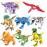 Load image into Gallery viewer, 5‘’ Mini Dinosaur Jurassic Theme DIY Action Figures Building Blocks Toy Playsets