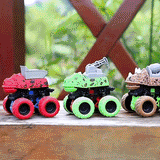 Laden Sie das Bild in den Galerie-Viewer, Dinosaur Stunt Car Engineering Vehicle 4 Wheels Drive Off Road Inertial Excavator Truck Toy Christmas Gifts for Kids