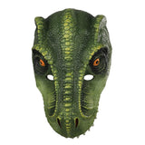 Laden Sie das Bild in den Galerie-Viewer, 3D Dinosaur Mask Carnival Halloween Party Costume Props Decoration Green