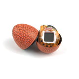 Laden Sie das Bild in den Galerie-Viewer, Multi Color Cracked Dinosaur Egg with Key Chain Digital Electronic Pet Game Toy Transparent Orange