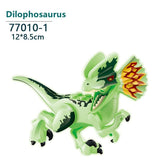 Laden Sie das Bild in den Galerie-Viewer, 5&quot; Luminous Dinosaur Jurassic Theme Building Blocks DIY Action Figures Play Set 77010-1