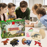 Laden Sie das Bild in den Galerie-Viewer, 24 Days Countdown to Christmas Calendar Blind Box Dinosaur Toy Xmas Gift for Boys Girls Blind Box