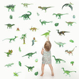 Laden Sie das Bild in den Galerie-Viewer, Glow in the Dark Dinosaur Luminous Wall Sticker Self Adhesive Sticker Decoration for Kids Bedroom