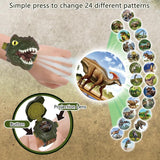 Laden Sie das Bild in den Galerie-Viewer, Dinosaur Flip Top Watch with Slide Projector 24 Species Pattern Educational Learning Toy