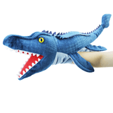 Laden Sie das Bild in den Galerie-Viewer, Name Personalized Adorable Plush Dinosaur Hand Puppet Interactive Cosplay Role Play Game Toy