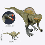 Laden Sie das Bild in den Galerie-Viewer, [Compilation] Realistic Different Types Of Dinosaur Figure Solid Action Figure Model Toy Spinosaurus / Green