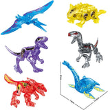 Laden Sie das Bild in den Galerie-Viewer, 5‘’ Mini Dinosaur Jurassic Theme DIY Action Figures Building Blocks Toy Playsets 8 Pack (Save $14) / Transparent Pack B (6 Pcs)