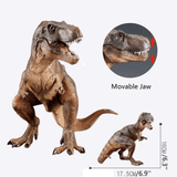 Laden Sie das Bild in den Galerie-Viewer, [Compilation] Realistic Different Types Of Dinosaur Figure Solid Action Figure Model Toy Tyrannosaurus / Brown